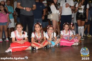 Children in traditional dresses at Oktoberfest Miami 2025