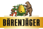 Bärenjäger logo with hunter, bear, and beehive.